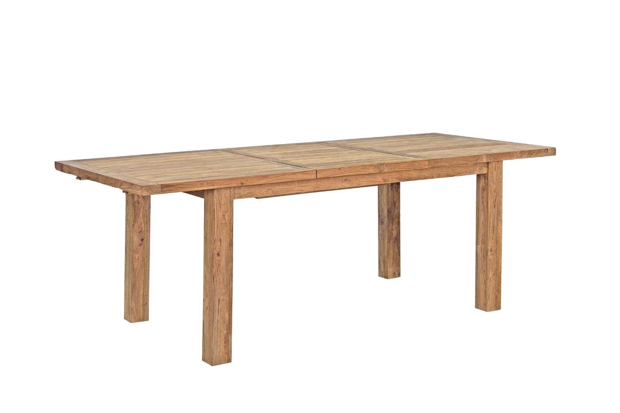 Autre - Table de jardin extensible en teck recyclé L160/220 - SAINT MALO - Imagen 5