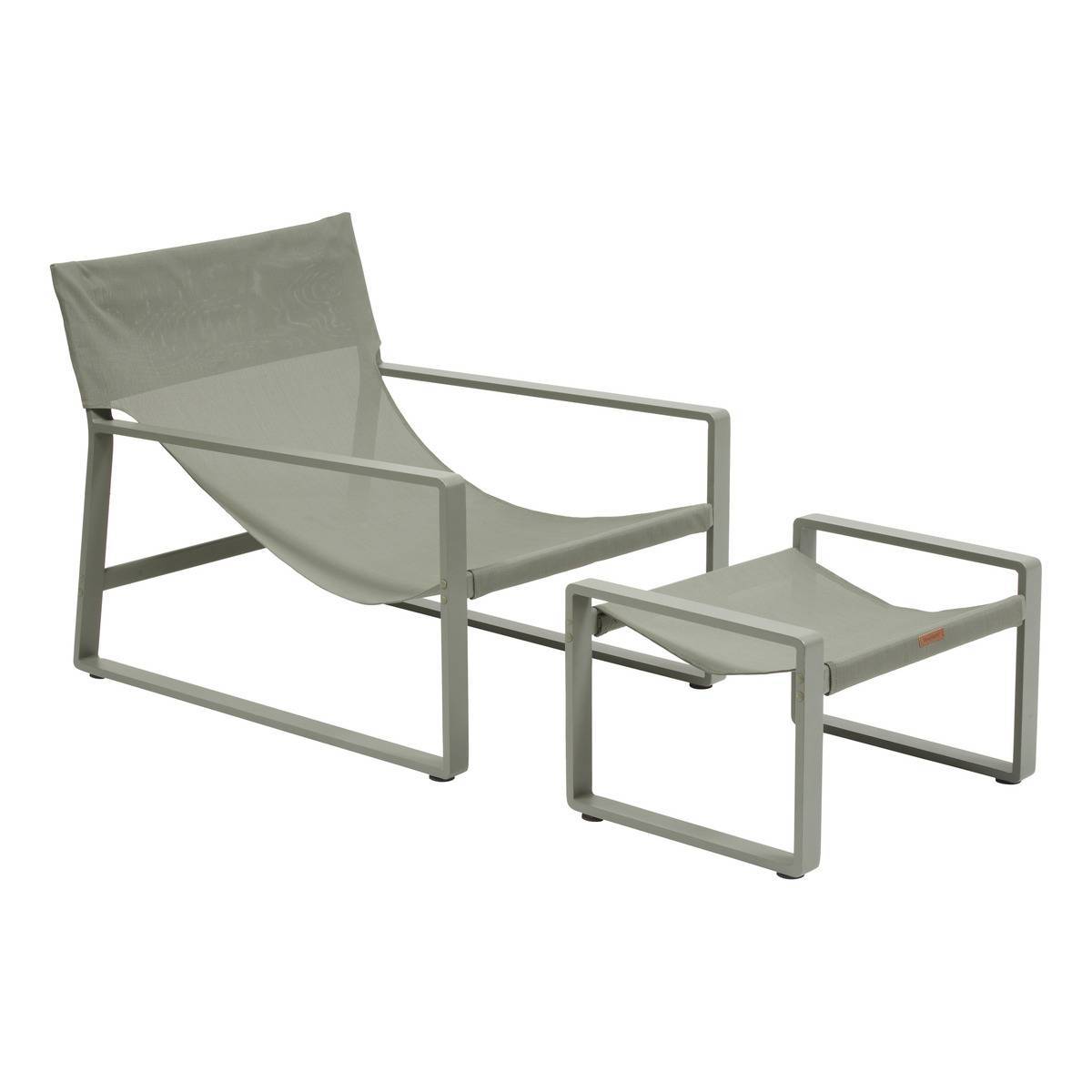 Hesperide - Fauteuil relax de jardin Lambinio vert laurier Hespéride - Image 4