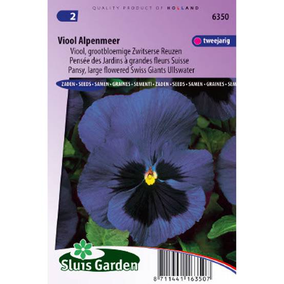 Graines de Pensée géante de Suisse Alpensee - Viola x wittrockiana le sachet de 250 graines environ (0,4g)
