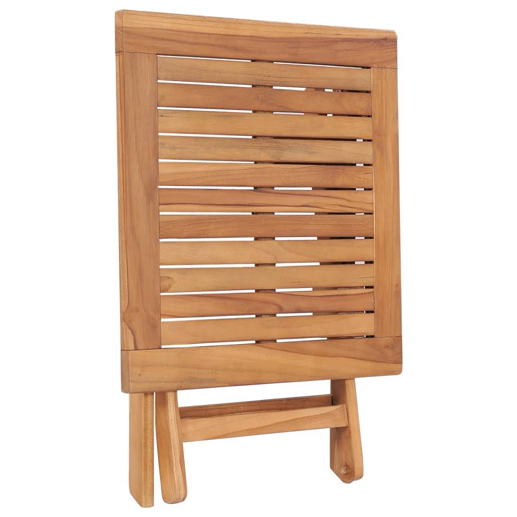 PANGIVO - Table pliable jardin bois de teck 45 x 45 x 45 cm, Poids :4.62kg - PANGIVO - Image 4
