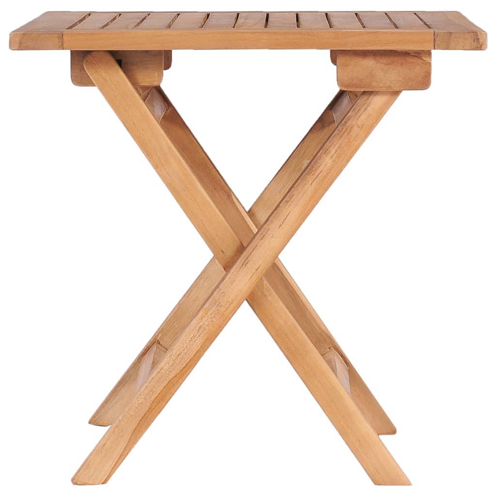 PANGIVO - Table pliable jardin bois de teck 45 x 45 x 45 cm, Poids :4.62kg - PANGIVO - Image 2