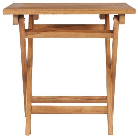PANGIVO - Table pliable jardin bois de teck 45 x 45 x 45 cm, Poids :4.62kg - PANGIVO - Image 3