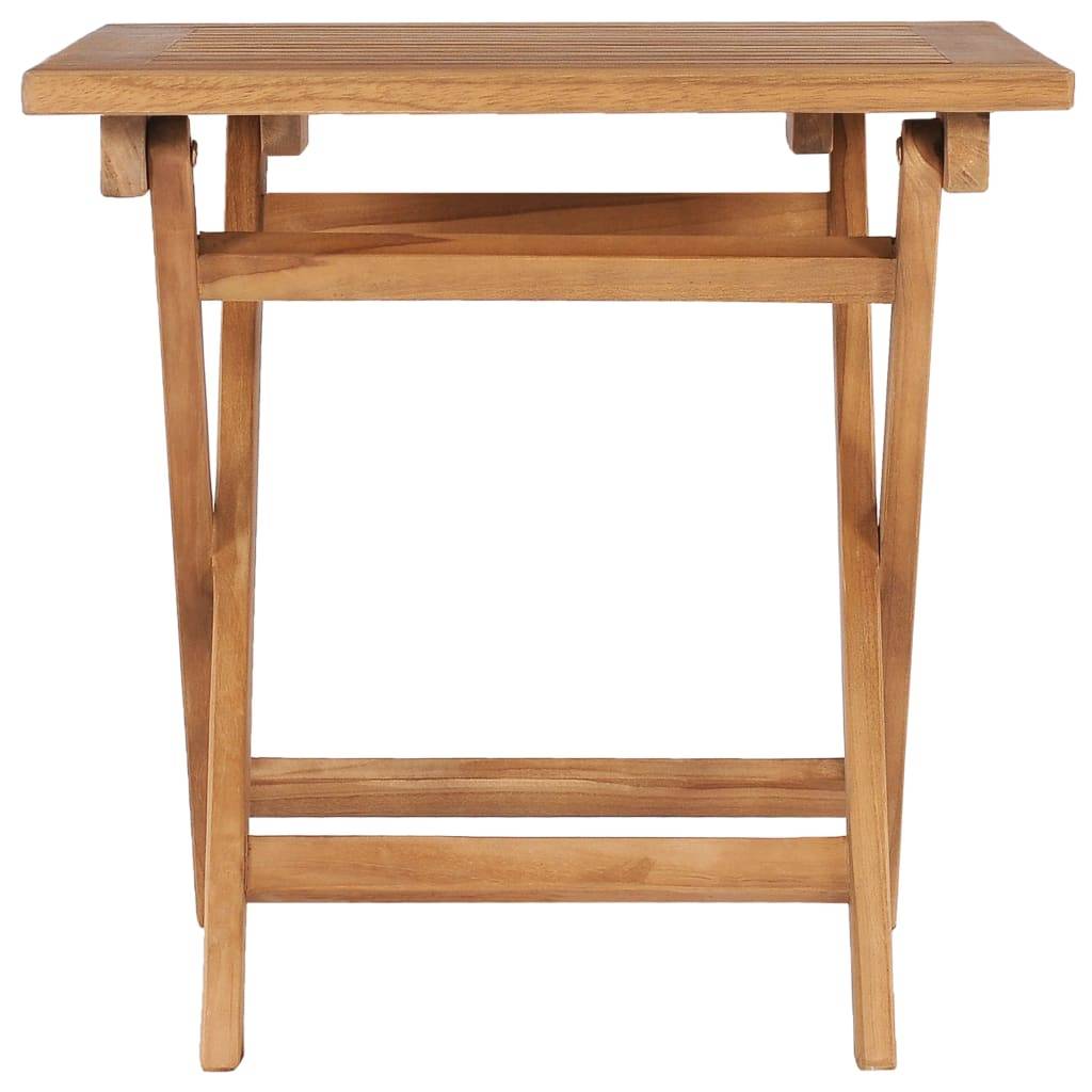 PANGIVO - Table pliable jardin bois de teck 45 x 45 x 45 cm, Poids :4.62kg - PANGIVO - Image 3
