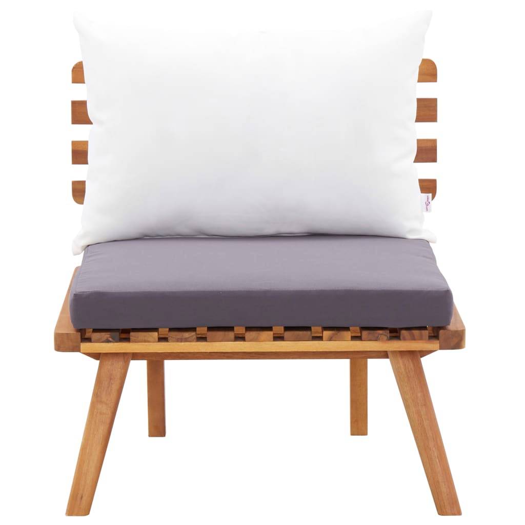 Maison Chic - 5 pcs salon de jardin - Mobilier d'extérieur - Mobilier de jardin bois d'acacia solide-JU7804 - Image 8