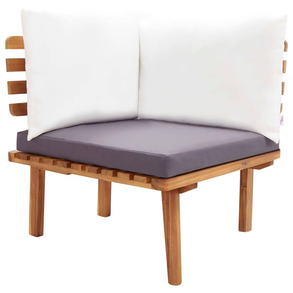 Maison Chic - 5 pcs salon de jardin - Mobilier d'extérieur - Mobilier de jardin bois d'acacia solide-JU7804 - Image 6