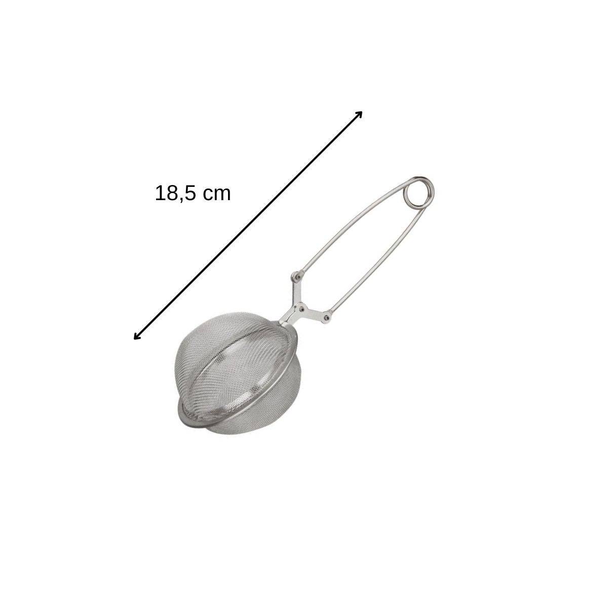 Ensemble de 2 Boules à thé type Pinces à thé en inox 18,5 cm Fackelmann - Image 3