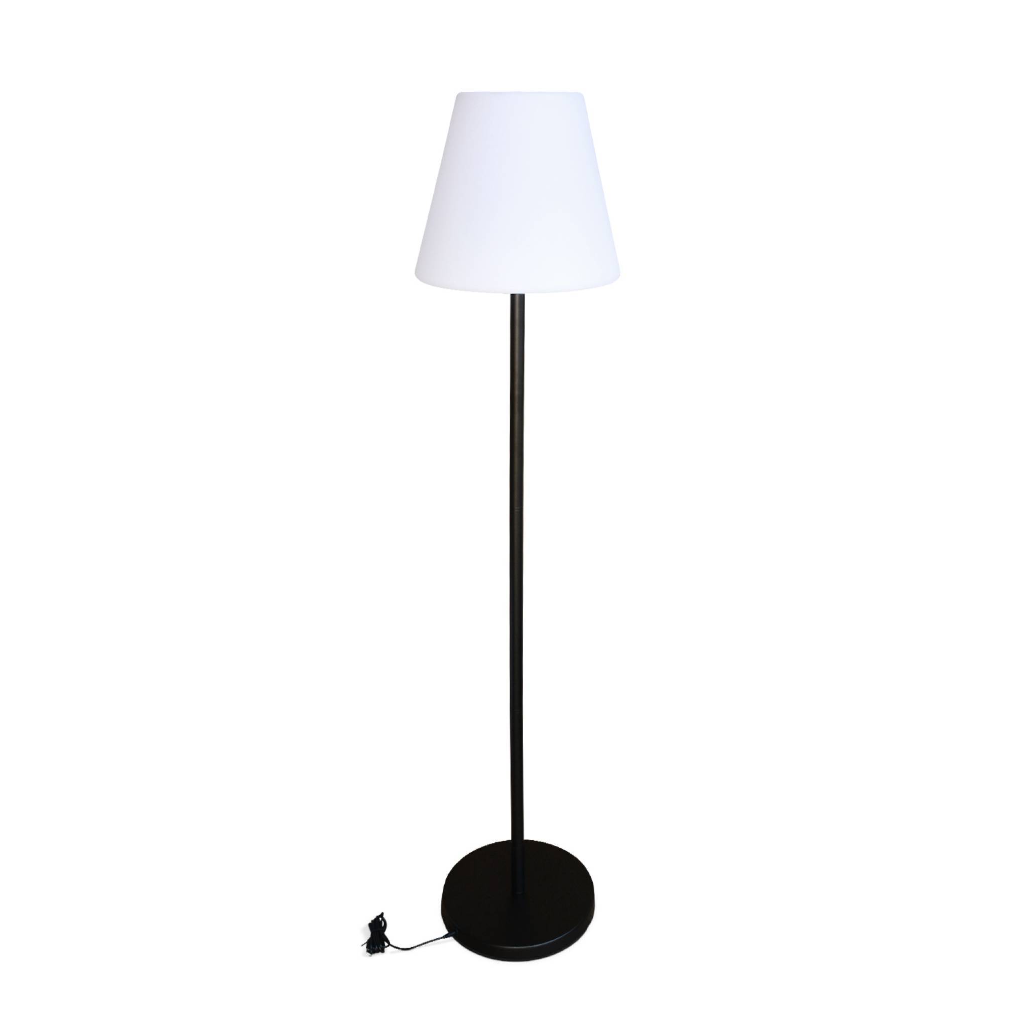 sweeek - Lampadaire extérieur 150 cm LAMPADA XL LED hybride . lampe multicolore sur pied. luminaire design à batterie. solaire. télécommandé | sweeek - Image 4