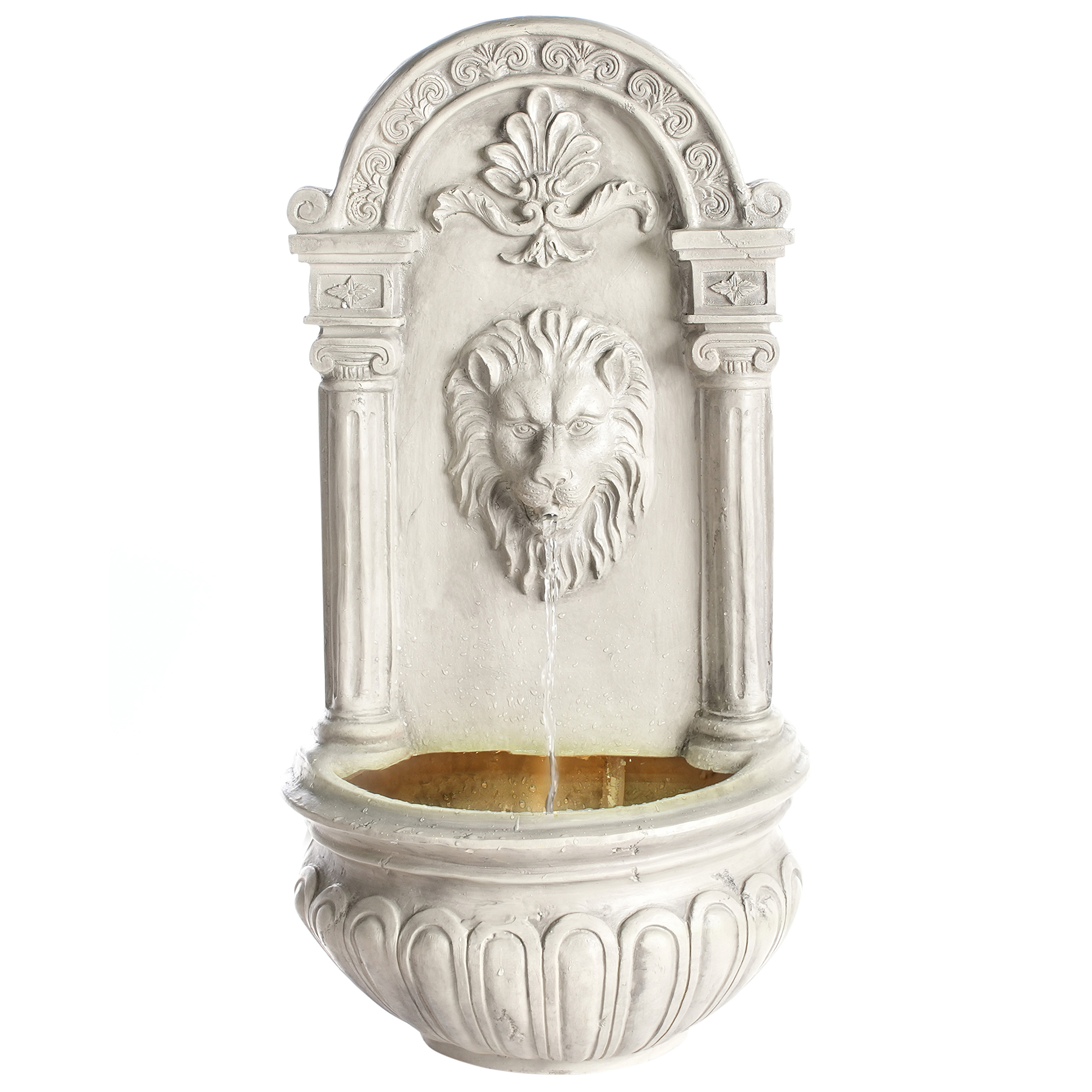 Fontaine décorative Résine Beige clair MARMORE - Beliani - Image 1
