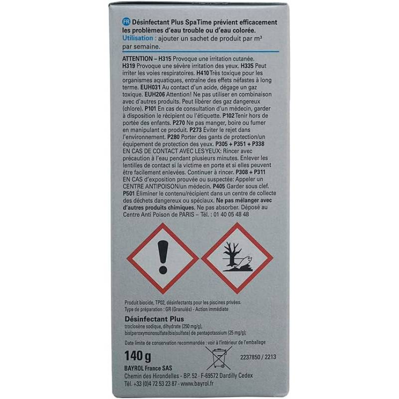 Désinfectant Plus spa Bayrol SpaTime - 140 g - Imagen 2
