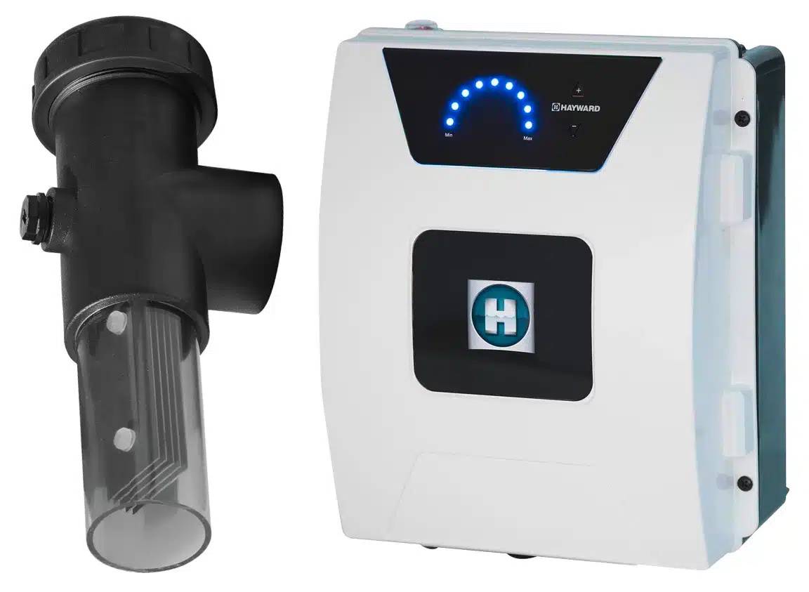 Hayward - Électrolyseur au sel Aquarite Flo Basic Hayward 8 50 g/h Cl Sans pH ni Redox - 33g/h