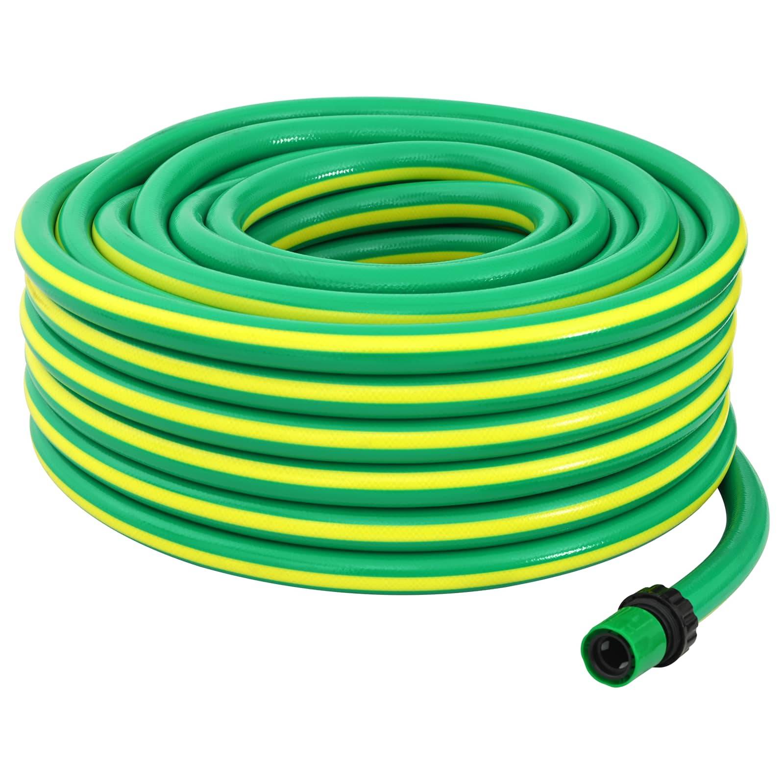 Vidaxl - Tuyau de jardin 5 couches Vert et jaune 3 / 4'' 20 m PVC vidaXL 42035823 - Image 1