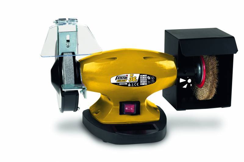 Femi - Touret polisseuse meule/brosse Ø150 mm monophasé 450 W BG36N FEMI - 8120322