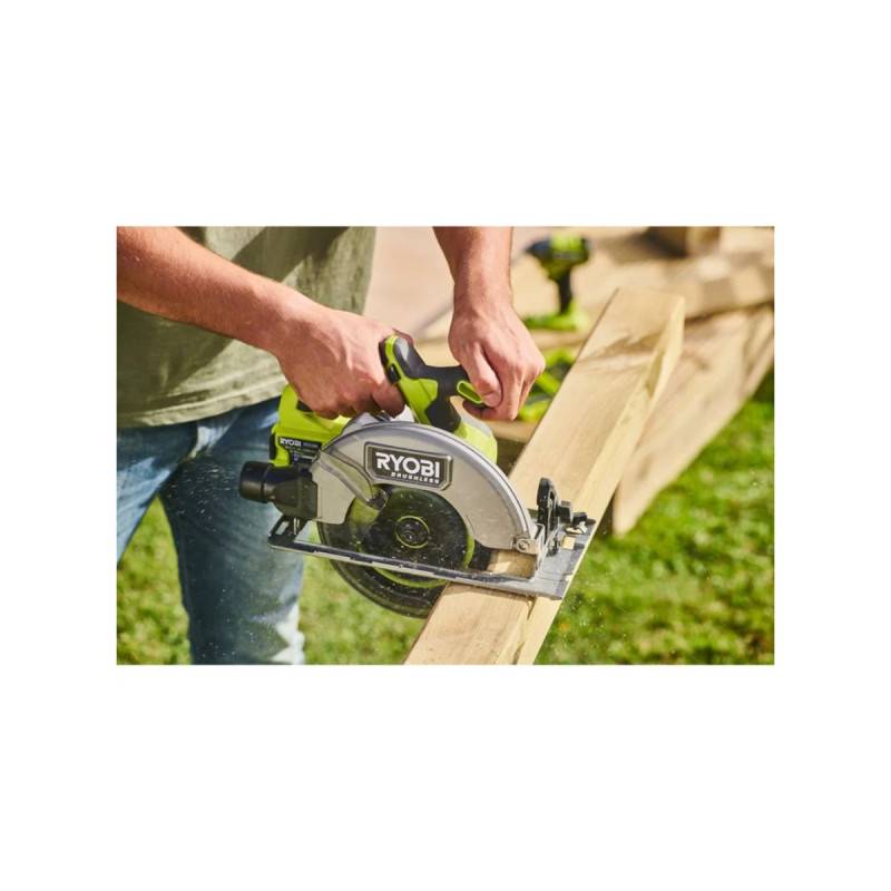 Ryobi - Scie circulaire RYOBI 18V One+ Brushless RCS18BL - 184 mm - Batterie 4,0Ah et chargeur - Image 2