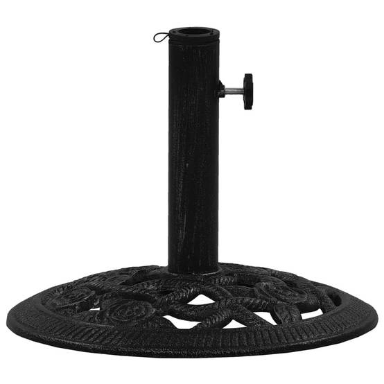 Maison Chic - Socle de parasol - accessoire parasol Noir 40x40x32 cm Fonte - MEUBLE PRO - Image 1