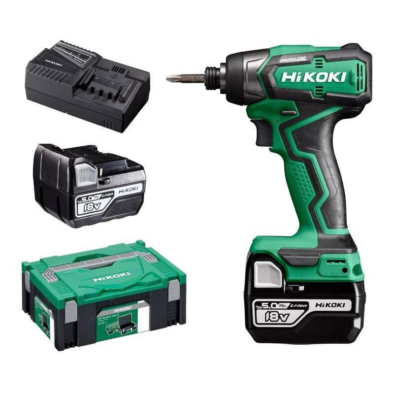 Visseuse à chocs 18V HIKOKI WH18DDWPZ 140 Nm - 2 batteries 5,0Ah + chargeur en coffret HitCase 2 Hikoki - Imagen 1