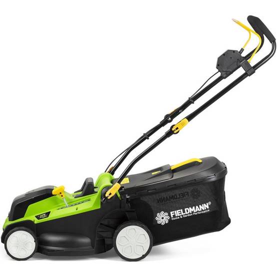 Tondeuse à gazon sans fil 20 V 37 cm, mulching, hauteur réglable 75 mm - Fieldmann - Image 4
