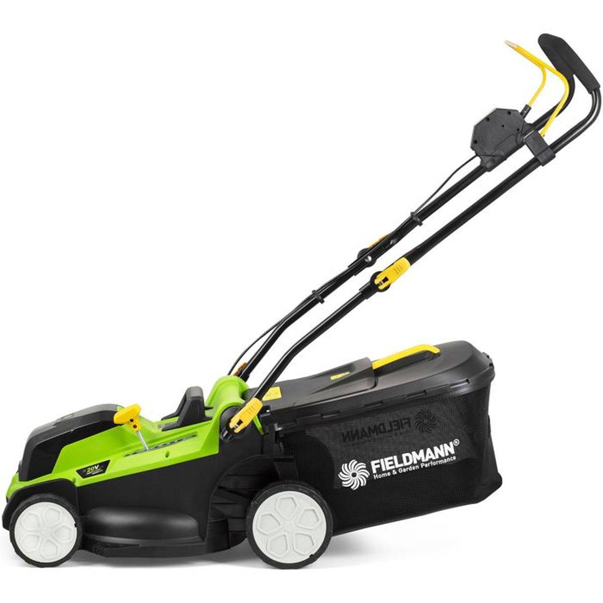 Tondeuse à gazon sans fil 20 V 37 cm, mulching, hauteur réglable 75 mm - Fieldmann - Image 4