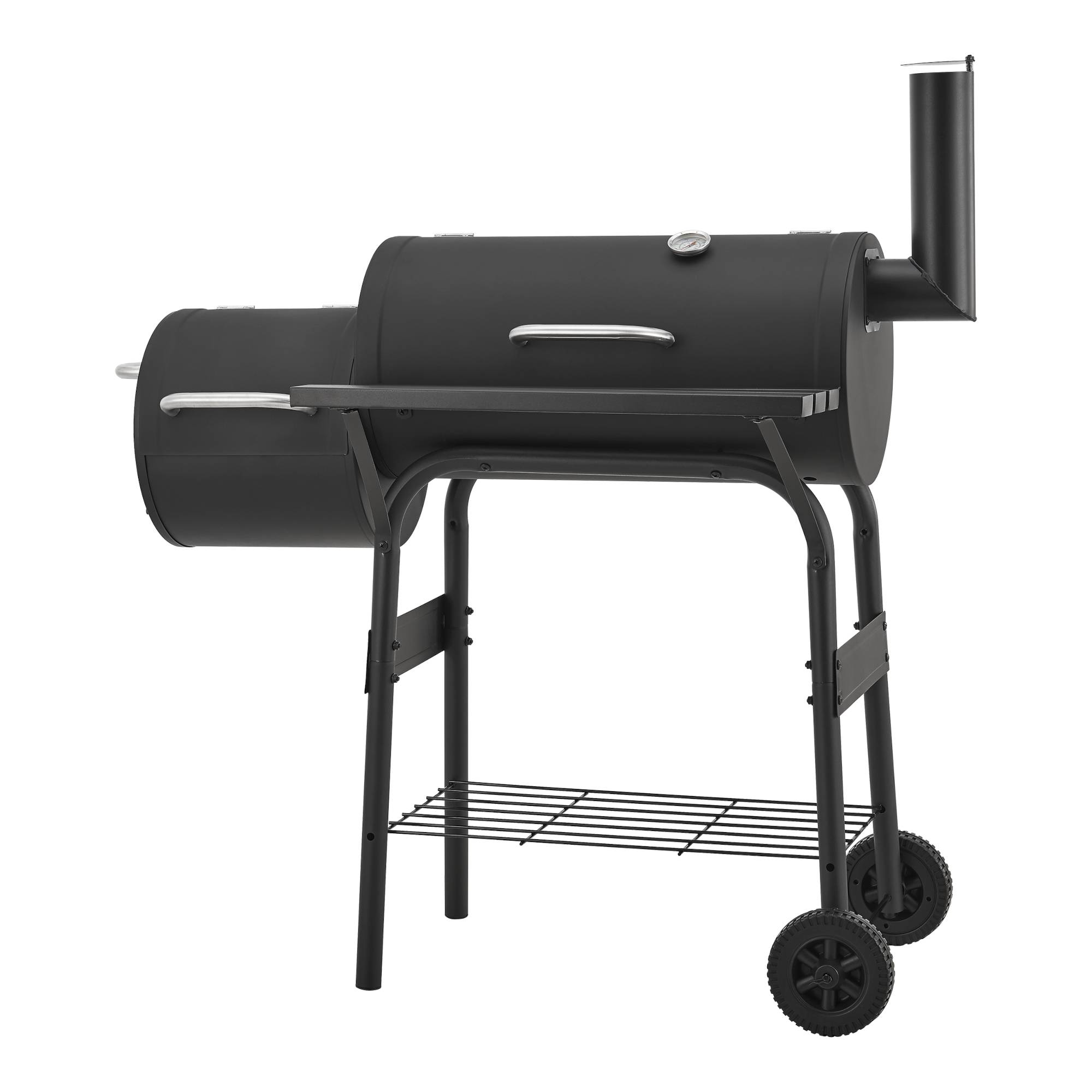 Casa.Pro - Barbecue fumoir Arielli 115 x 110 x 64 cm noir casa.pro - Imagen 7