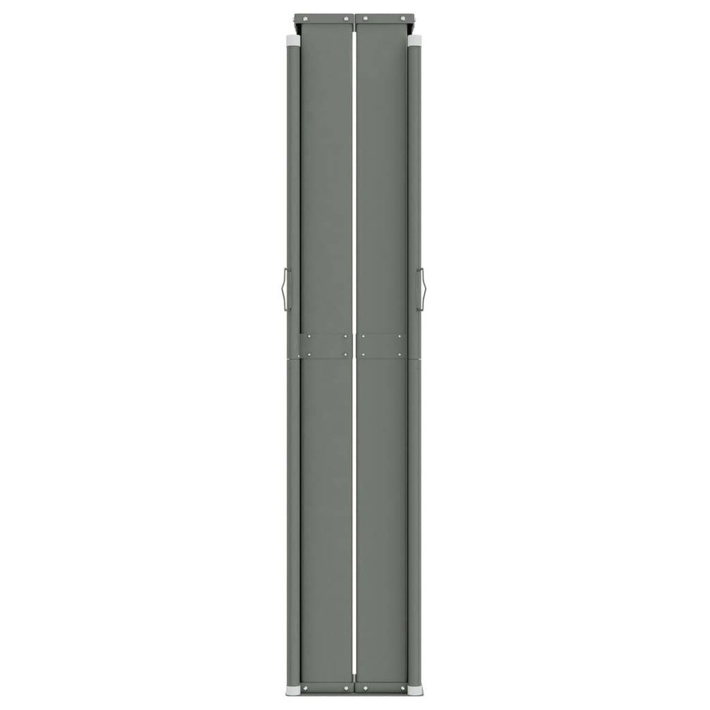 Helloshop26 - Auvent paravent store brise-vue latéral rétractable de patio jardin terrasse balcon protection visuelle écran 140 x 600 cm bleu - Imagen 3
