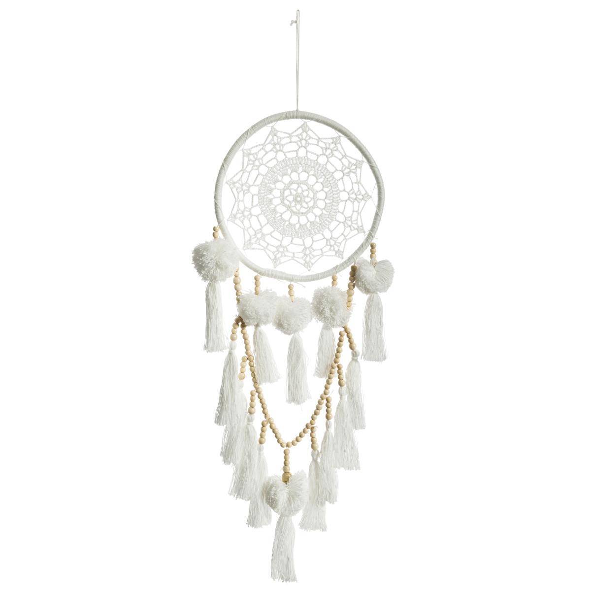 Atmosphera - Attrape rêves "Été" blanc 20x56cm - Atmosphera Créateur d'intérieur - Imagen 1