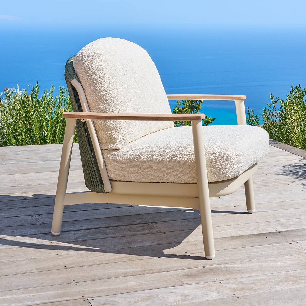 Hesperide - Fauteuil de salon de jardin Mylore argile - Hespéride