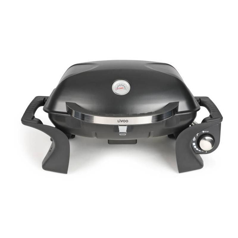 Livoo - Barbecue A Gaz Portable Livoo Doc275 - Acier émaillé - Surface De Cuisson 50x37.5 Cm - Imagen 3