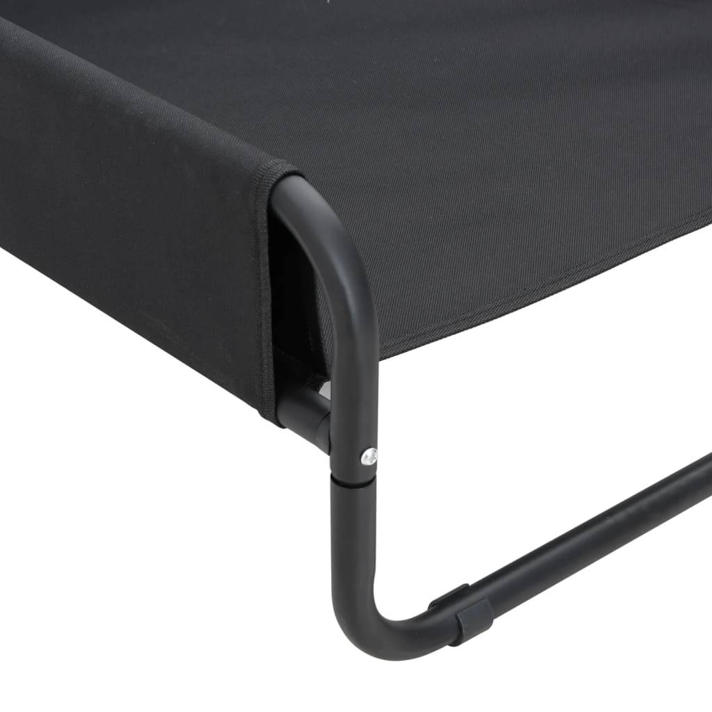 Panier pour Chien Surélevé 85cm, Lit Robuste et Aéré pour Jardin ou Maison, Anthracite – ComfortXL Pet Living - Image 8