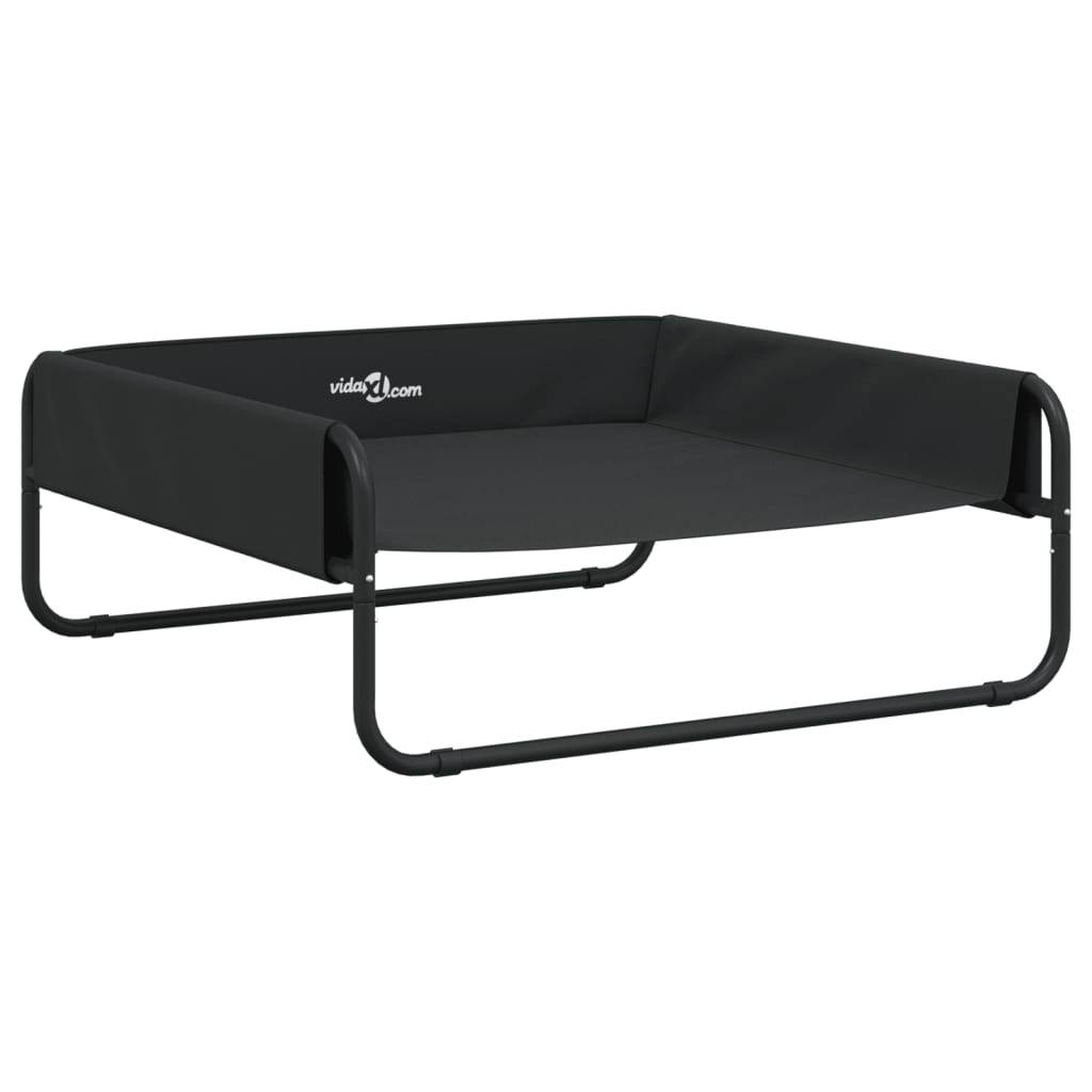 Panier pour Chien Surélevé 85cm, Lit Robuste et Aéré pour Jardin ou Maison, Anthracite – ComfortXL Pet Living - Image 2