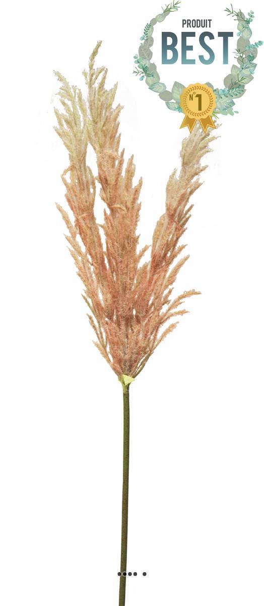 Artificielles - Herbe des prairies artificielle en piquet, H 99 cm Rose - BEST - couleur: Rose - Imagen 1