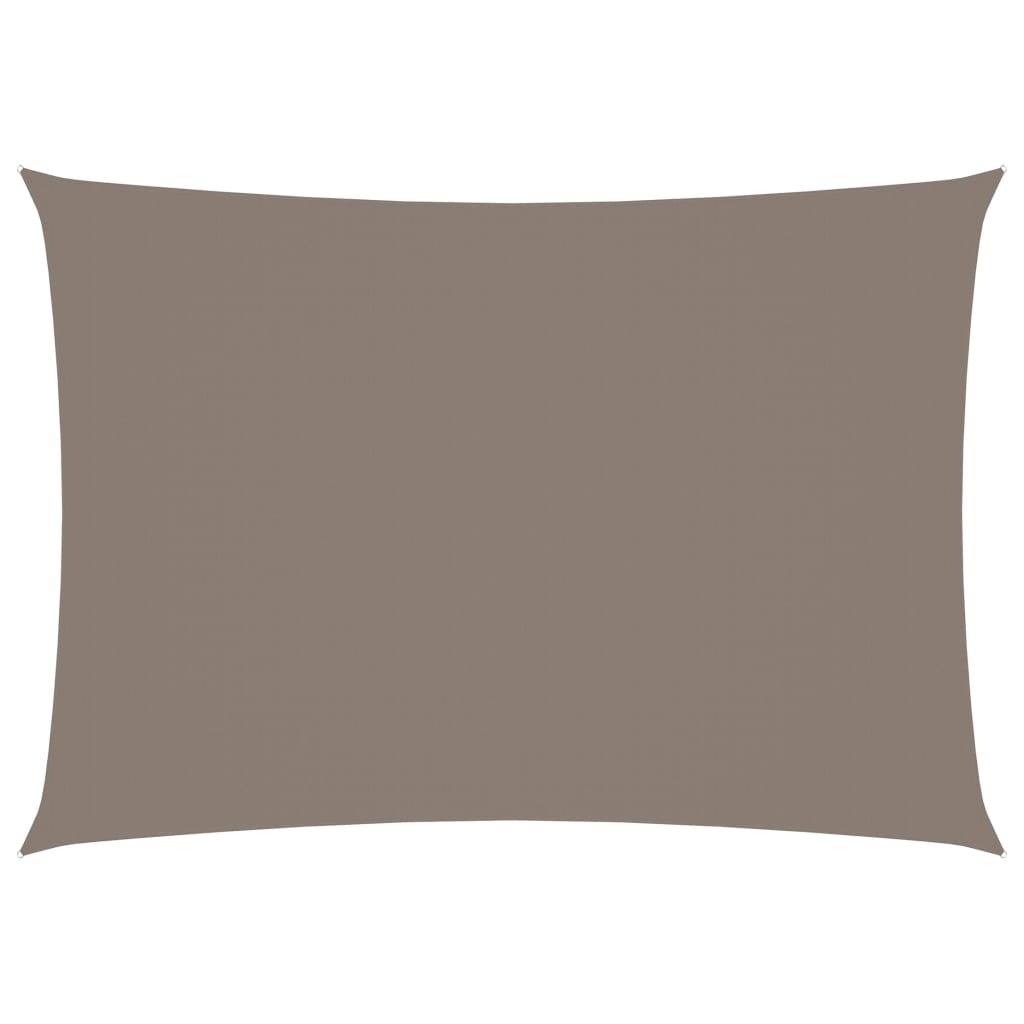 Helloshop26 - Voile toile d'ombrage parasol tissu oxford rectangulaire 2,5 x 4 m taupe - Imagen 1