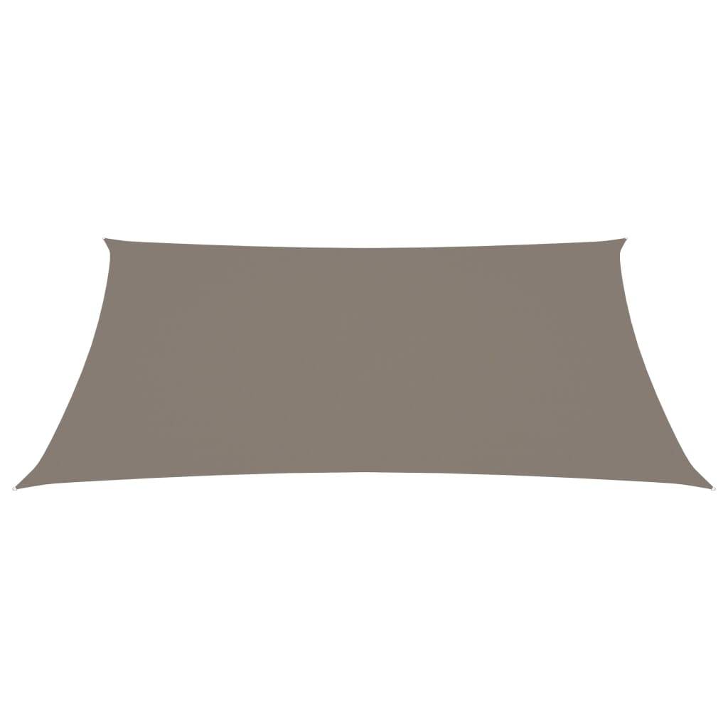 Helloshop26 - Voile toile d'ombrage parasol tissu oxford rectangulaire 2,5 x 4 m taupe - Imagen 2