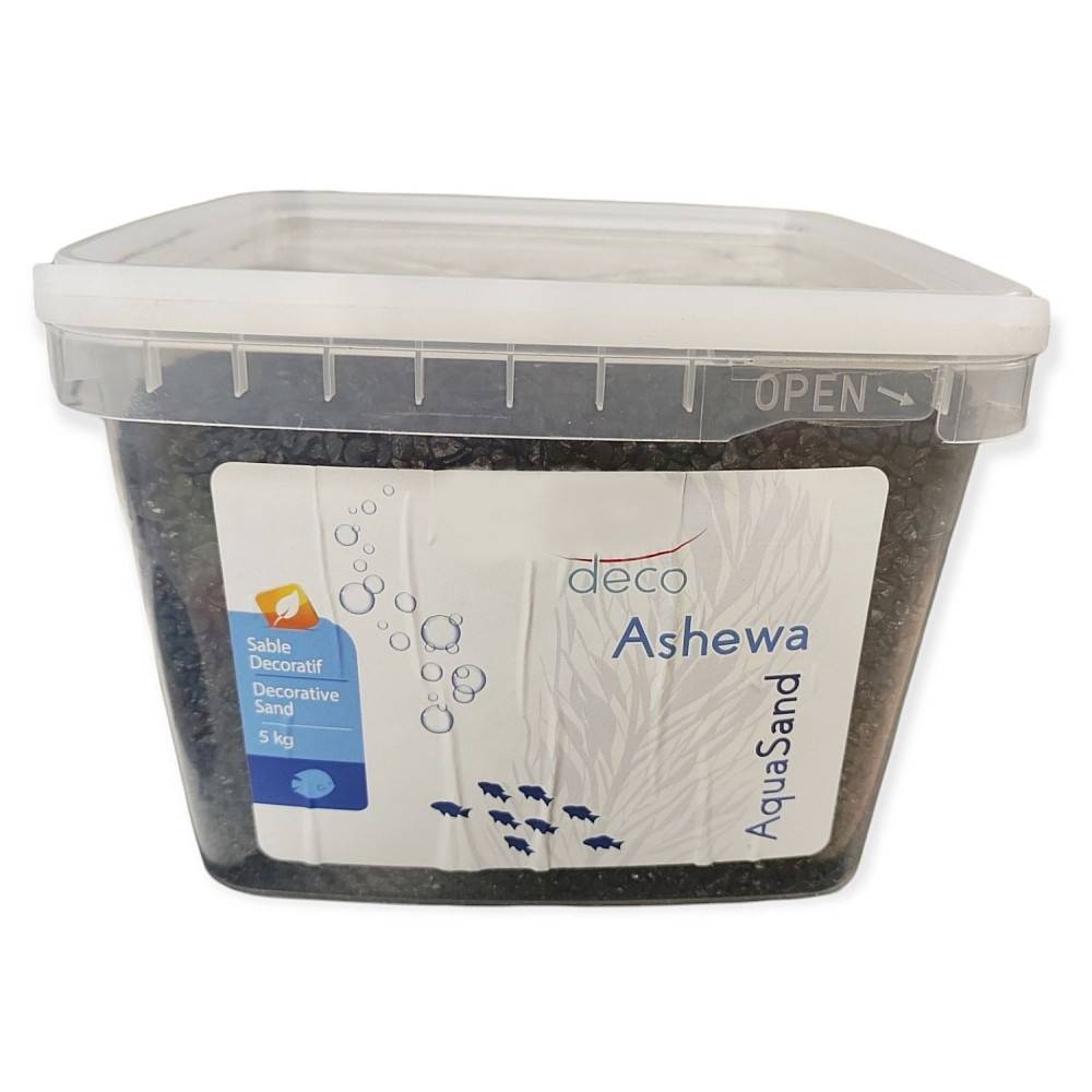 Zolux - zolux - Gravier décoratif 2-3 mm noir Ashewa aquaSand 5 kg pour aquarium - Imagen 1