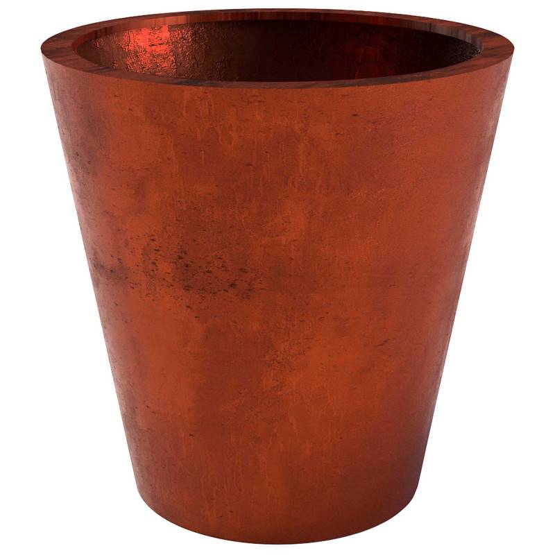 Cerland - Bac rond en acier corten 350L Cerland - Imagen 1