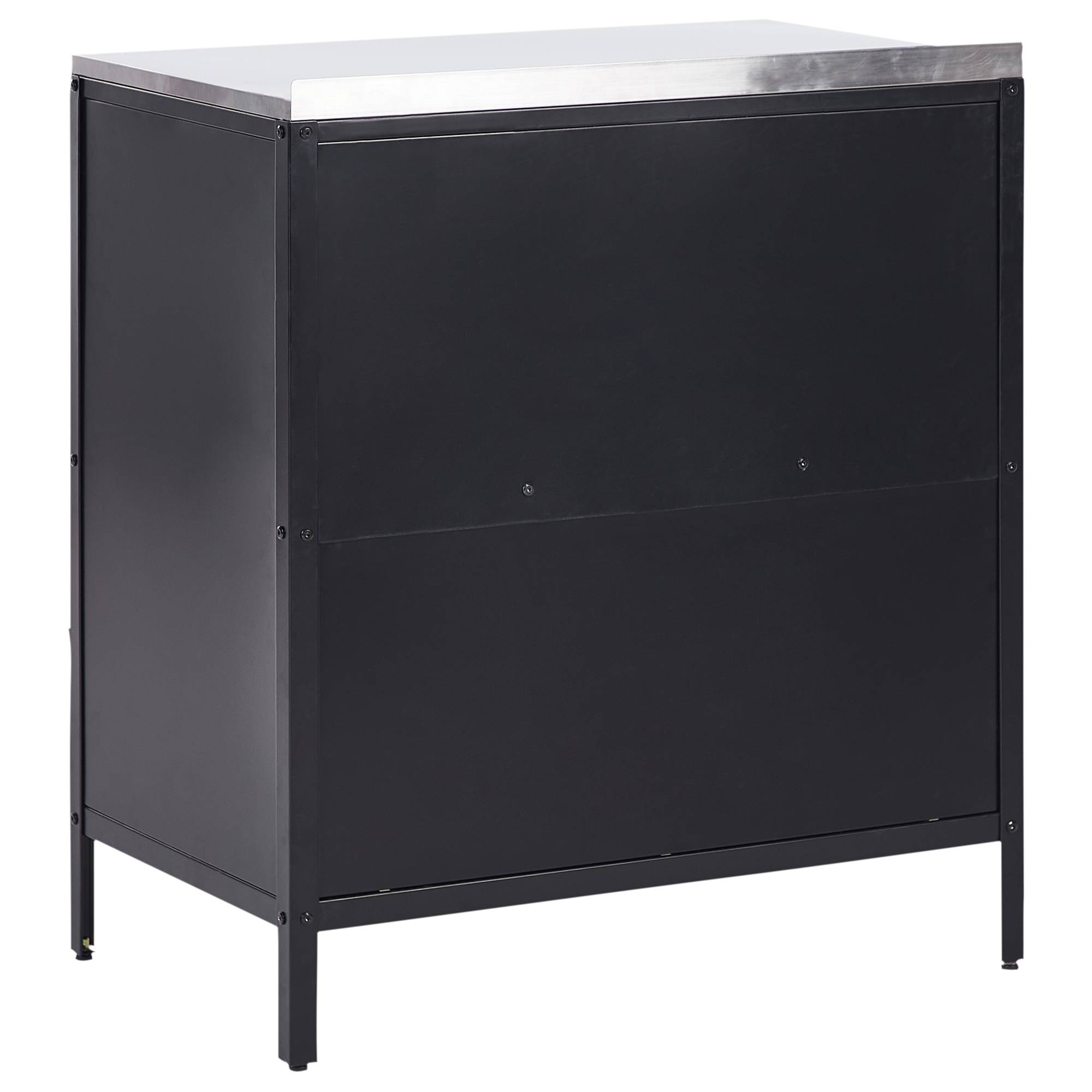 Beliani - Cuisine de jardin Acier Noir VILAMA - 80x50x90- Beliani - Image 7