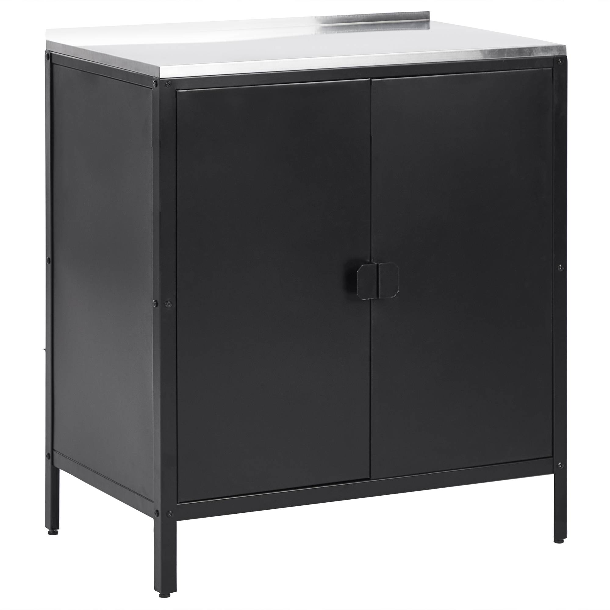 Beliani - Cuisine de jardin Acier Noir VILAMA - 80x50x90- Beliani - Image 2