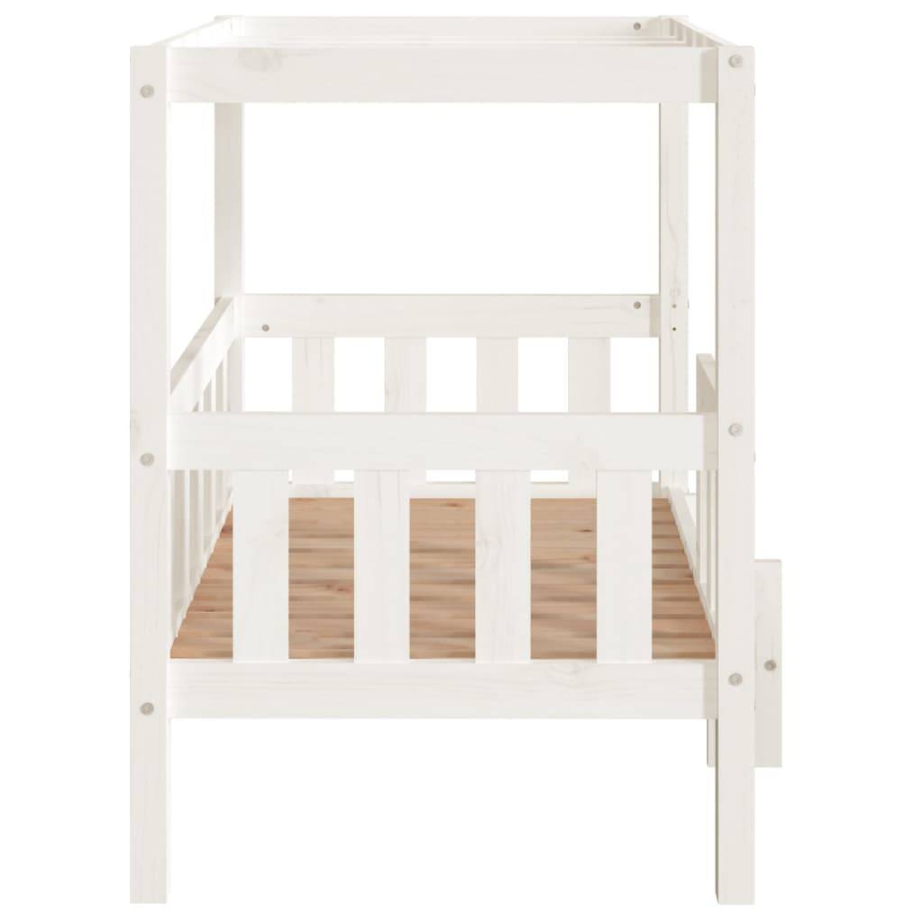 Vidaxl - Lit pour chien Blanc 95,5x73,5x90 cm Bois de pin solide vidaXL 822383 - Imagen 6