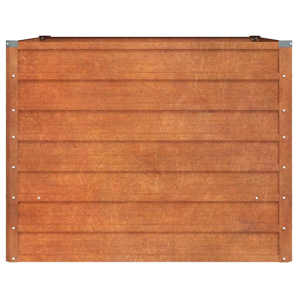 ComfortXL - Carré potager en acier Corten look rouillé durable 100x100x77 cm – ComfortXL Outdoor Living - Image 4