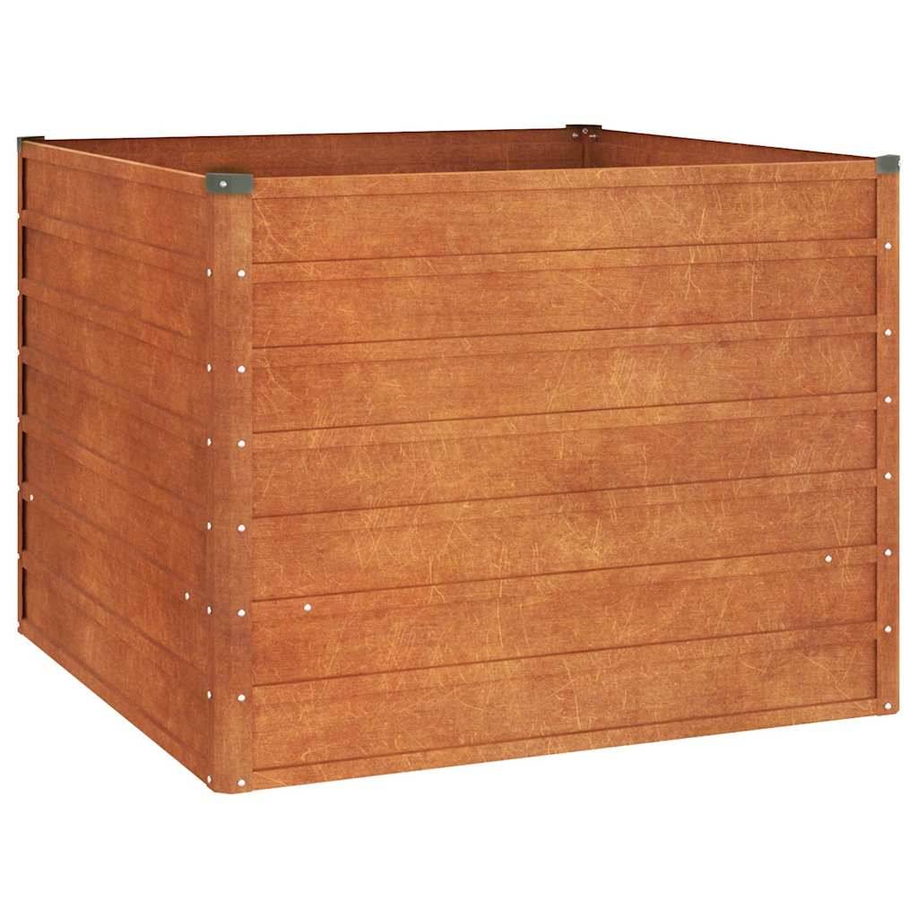ComfortXL - Carré potager en acier Corten look rouillé durable 100x100x77 cm – ComfortXL Outdoor Living - Image 2