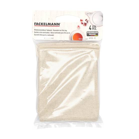 Lot de 4 sachets réemployables pour thé ou infusion Fackelmann - Image 2