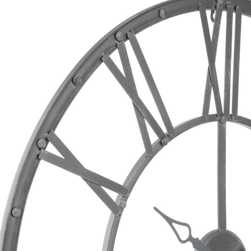 Horloge chiffres romains vintage 70 cm gris Atmosphera - Imagen 2