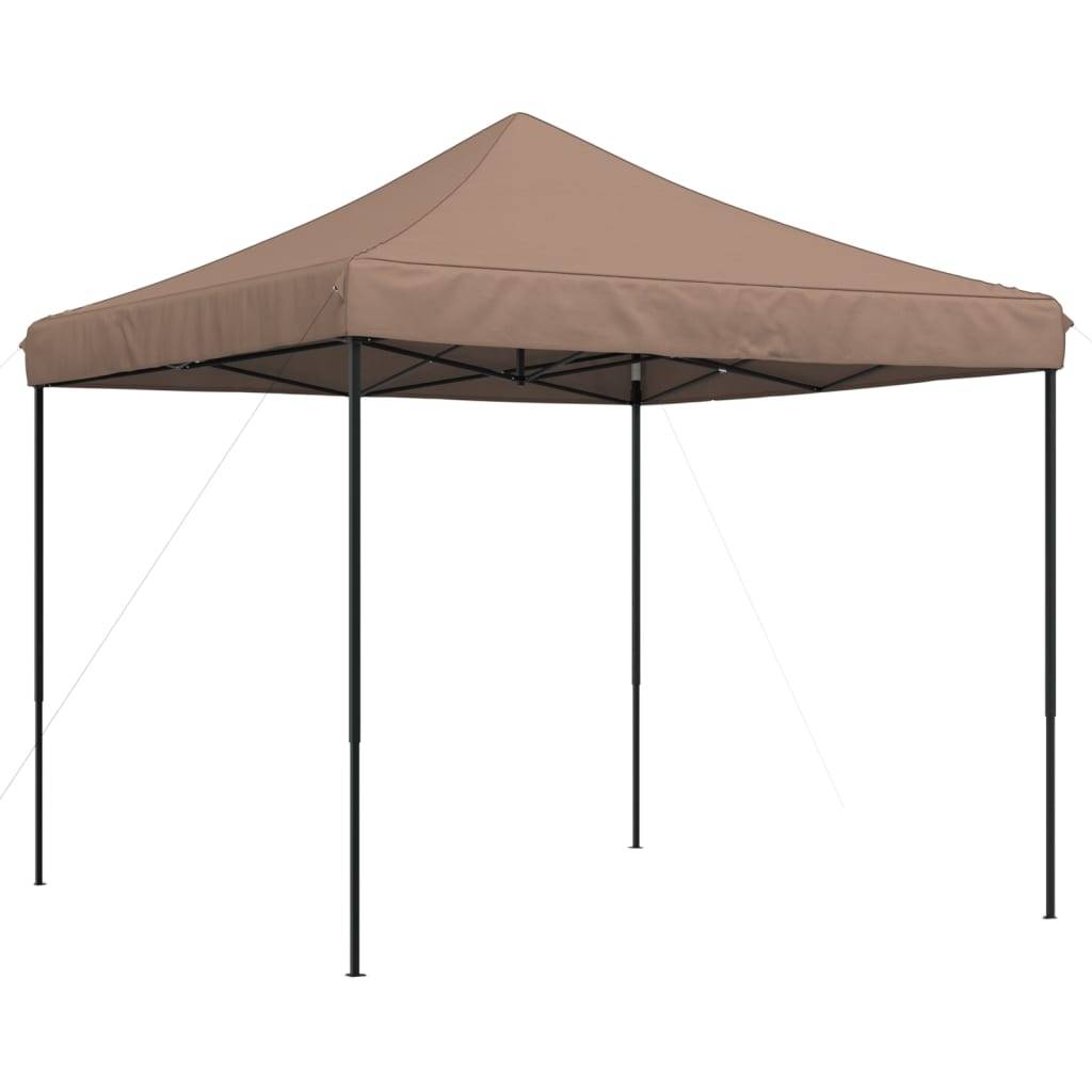 ComfortXL - Tente de Jardin Pliante 3x3 m Acier Pop-Up pour Événement Extérieur Marron – ComfortXL Outdoor Living - Image 2