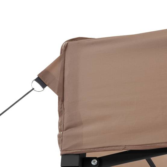 ComfortXL - Tente de Jardin Pliante 3x3 m Acier Pop-Up pour Événement Extérieur Marron – ComfortXL Outdoor Living - Image 7