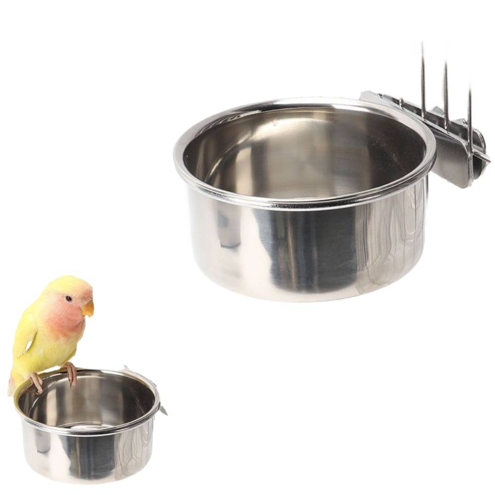 Bol pour oiseau en acier inoxydable - IntiMeg