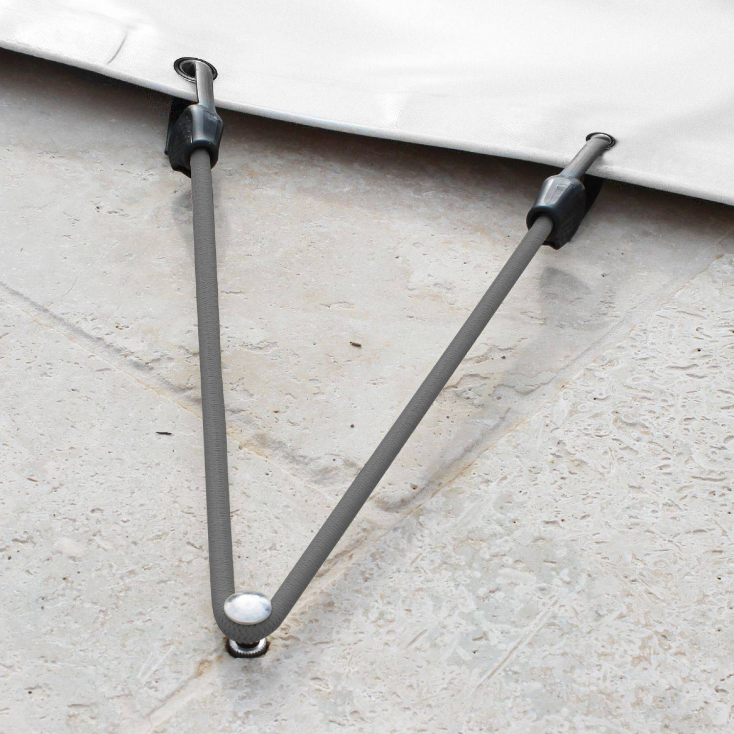 Linxor - Lot de 10 tendeurs sandows sécurisés et normés - Gris - Linxor - Imagen 3