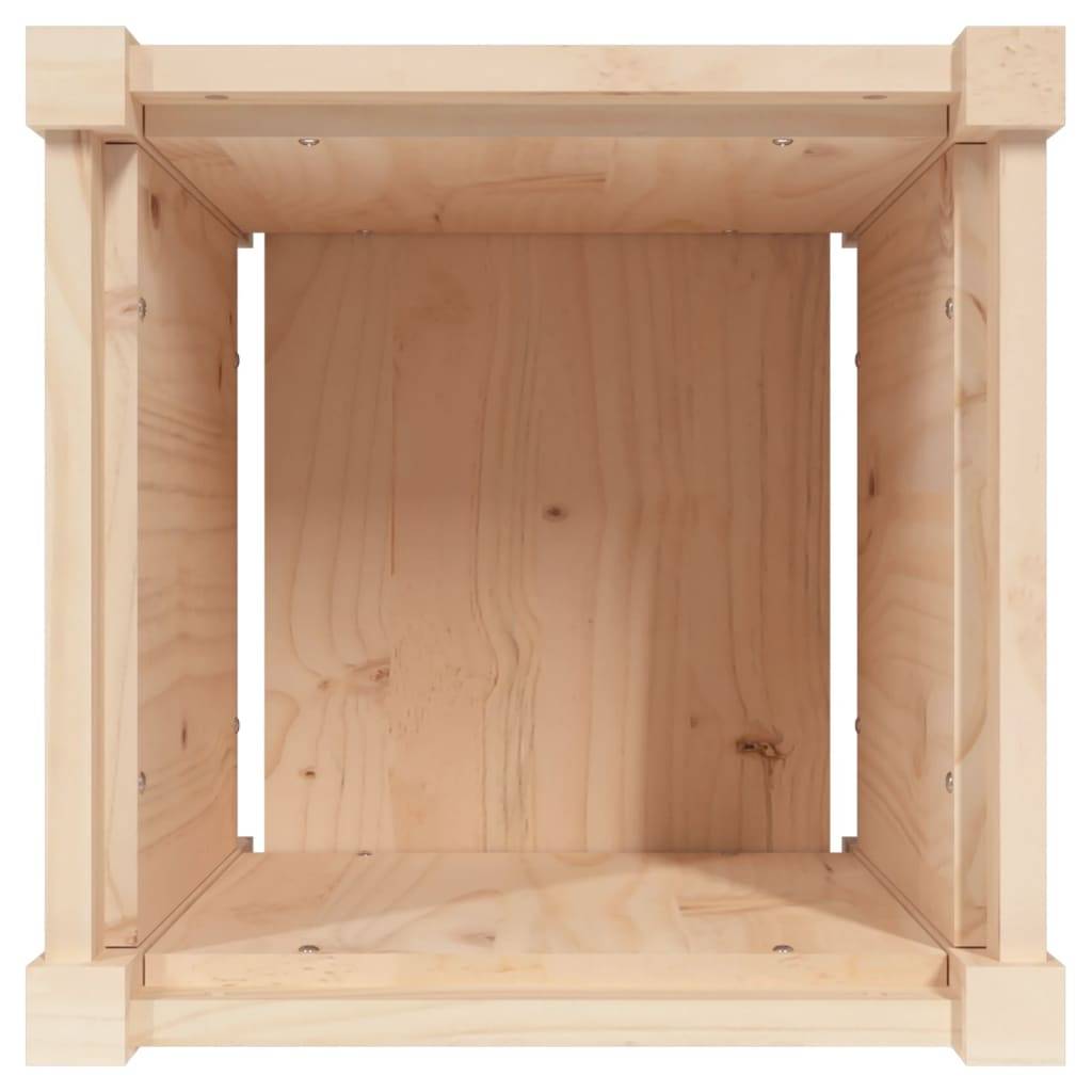 Maison Chic - Lot de 2 Jardinières - Bac à Fleurs - Pot De Fleurs bois de pin massif - Imagen 9