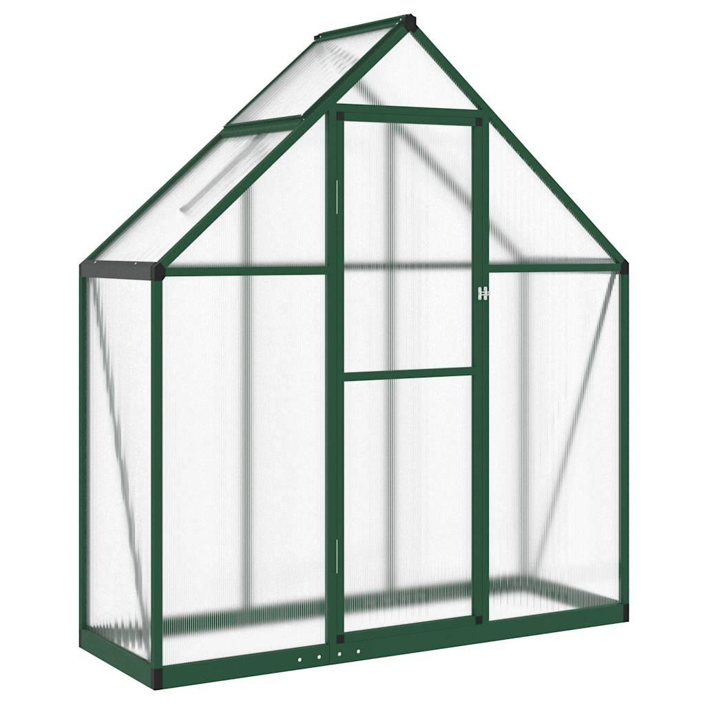 PANGIVO - Serre aluminium et polycarbonate vert 169 x 58 x 195 cm - PANGIVO - Image 2