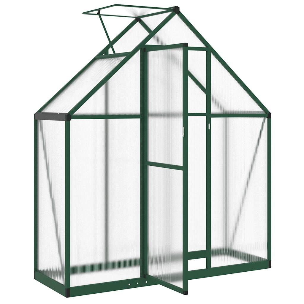 PANGIVO - Serre aluminium et polycarbonate vert 169 x 58 x 195 cm - PANGIVO - Image 6