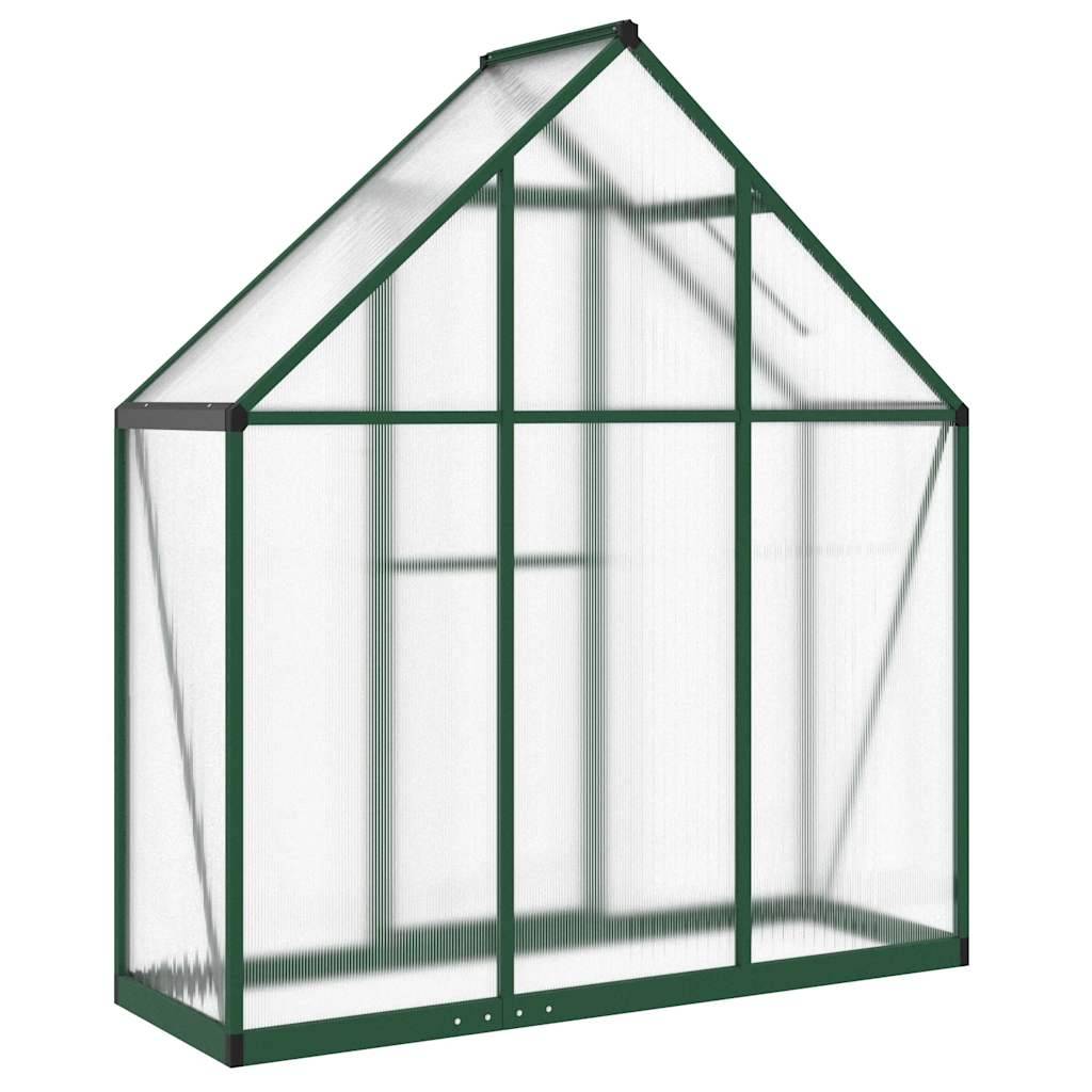 PANGIVO - Serre aluminium et polycarbonate vert 169 x 58 x 195 cm - PANGIVO - Image 5