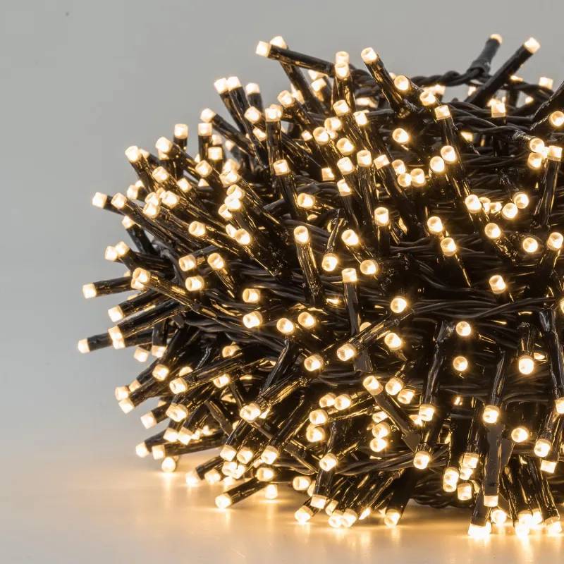 Lotti - Guirlande 30m 1000 LED DUAL Blanc Chaud Traditionnel & Blanc Chaud, 9 Animations IP44 Lotti - Image 10
