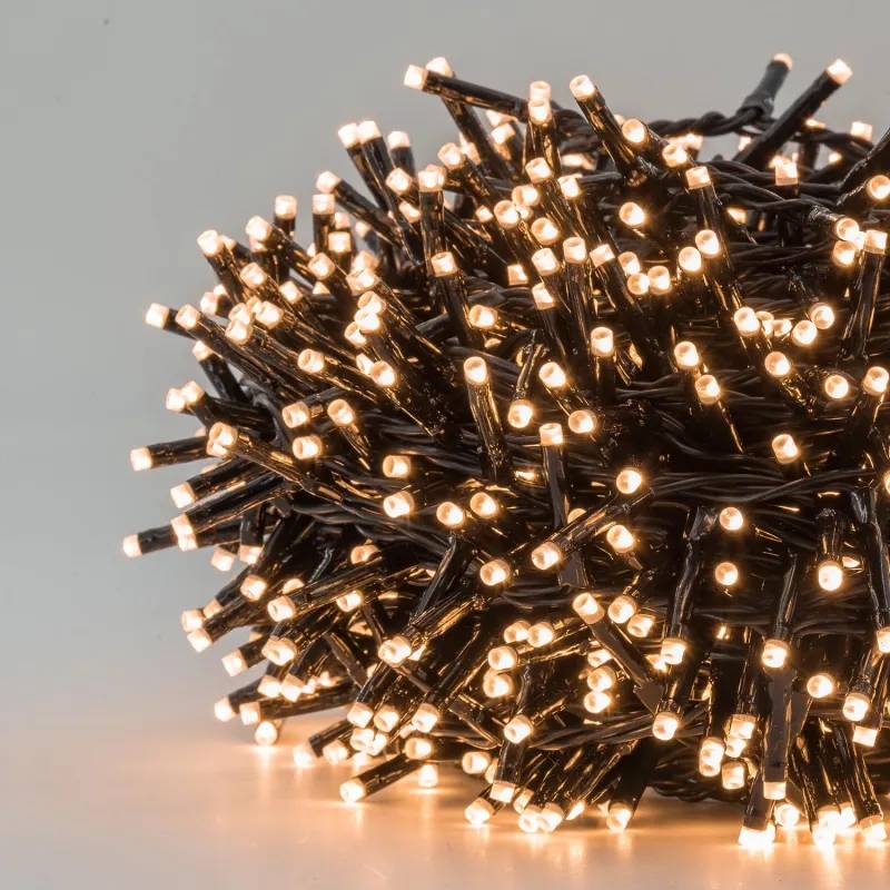 Lotti - Guirlande 30m 1000 LED DUAL Blanc Chaud Traditionnel & Blanc Chaud, 9 Animations IP44 Lotti - Image 7